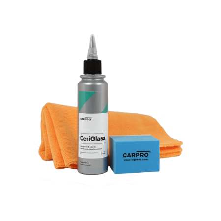 CarPro Ceriglass Polish Αλοιφή Τζαμιών Kit 150ml