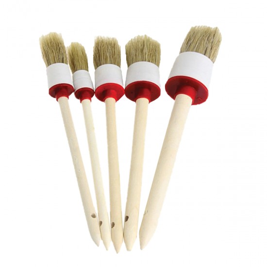 Detailing Brush Πινέλα Καθαρισμού Σετ 5Τεμ Πινέλα - Detailing Brushes