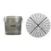 Wash Bucket With Gritt Guard 13lt Κουβάς Πλυσίματος Οχημάτων Με Σίτα