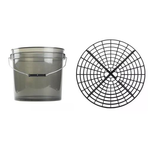 Wash Bucket With Gritt Guard 13lt Κουβάς Πλυσίματος Οχημάτων Με Σίτα