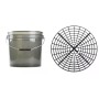 Wash Bucket With Gritt Guard 13lt Κουβάς Πλυσίματος Οχημάτων Με Σίτα