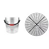 Wash Bucket With Gritt Guard 13lt Διάφανος Κουβάς Πλυσίματος Οχημάτων Με Σίτα