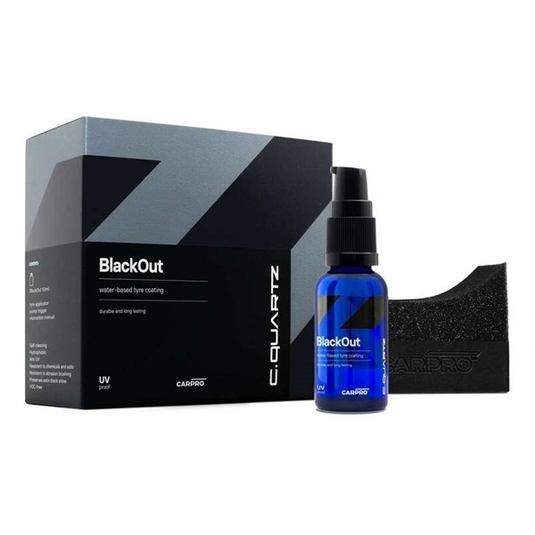 CarPro CQUARTZ Black Out 2.0 Συντηρητικό Σφραγιστικό Ελαστικών 50ml