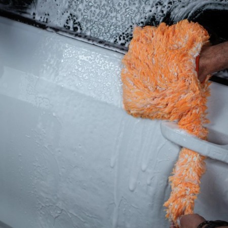 CarPro FairyTail Premium Wash Mitt Γάντι Πλυσίματος Με Λούτρινη Ουρά Για Δύσκολα Σημεία