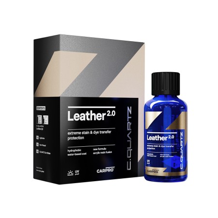 CarPro CQUARTZ Leather 2.0 30ml Κεραμική Επίστρωση Δερμάτων
