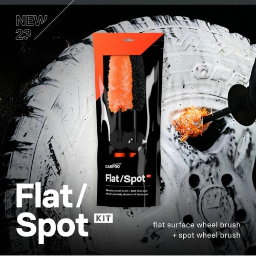 CarPro Flat Spot Wheel Brush Kit Σετ Βούρτσες Καθαρισμού Ζαντών Αυτοκινήτου