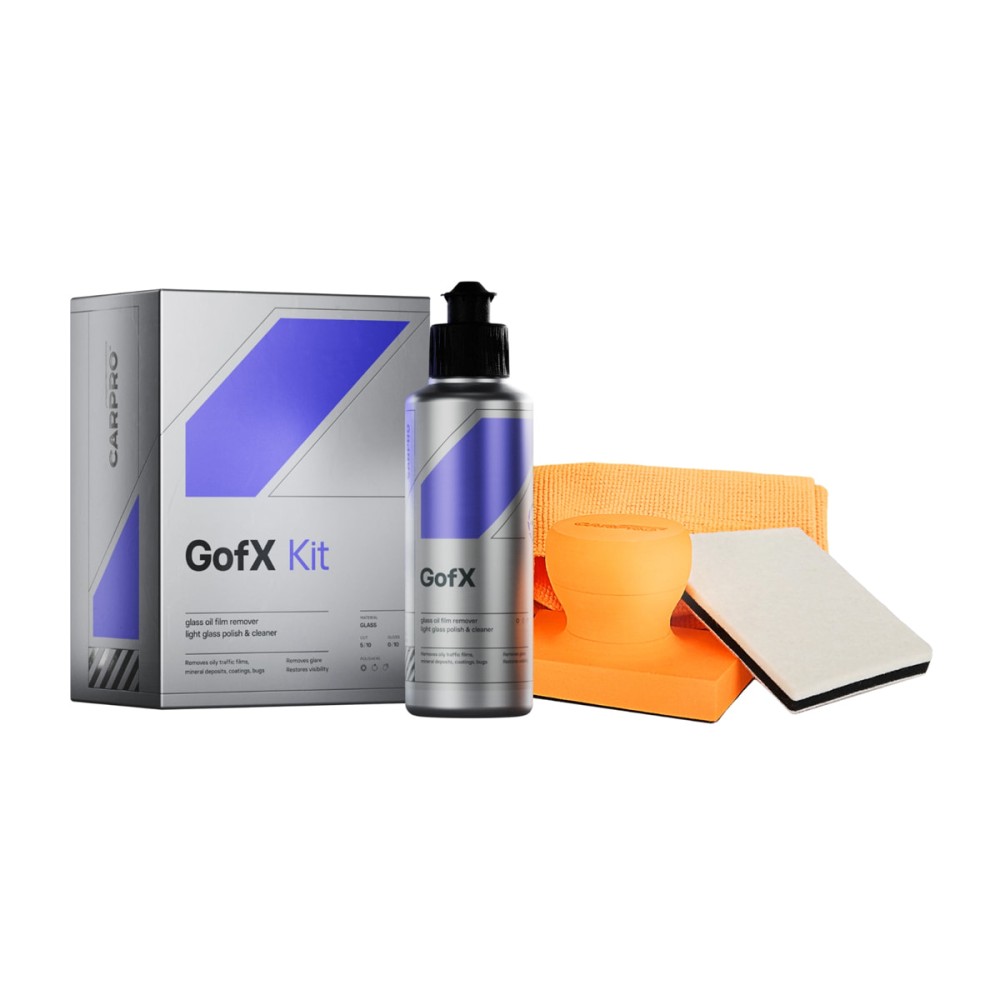 CarPro GofX Kit150ml Πλήρες Σετ Καθαριστικό Και Αλοιφή Αποκατάστασης Κρυστάλλων