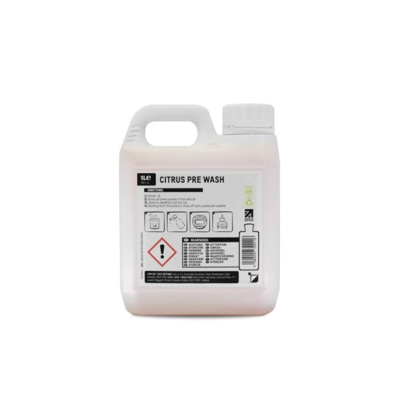 ValetPro Citrus Pre Wash 1lt Πρόπλυση Για Αφαίρεση Traffic Film Και Εντόμων
