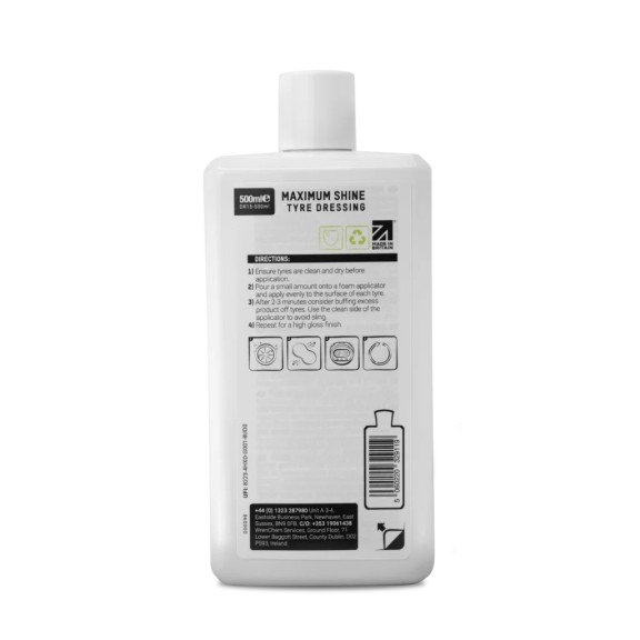 ValetPro Maximum Shine Tyre Gel 500ml Συντηρητικό Γυαλιστικό Ελαστικών