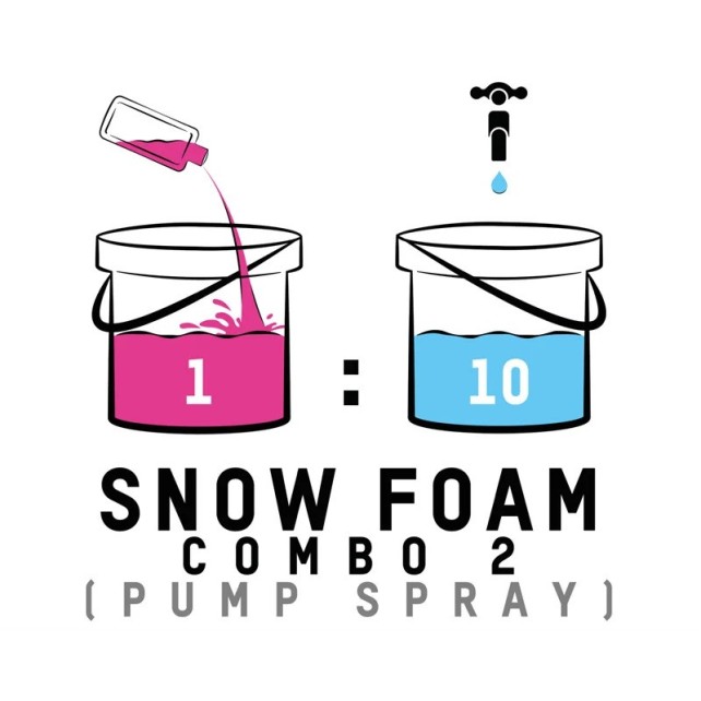 ValetPro Snow Foam Combo2 1lt Αφρός Πρόπλυσης Υψηλού Αφρισμού
